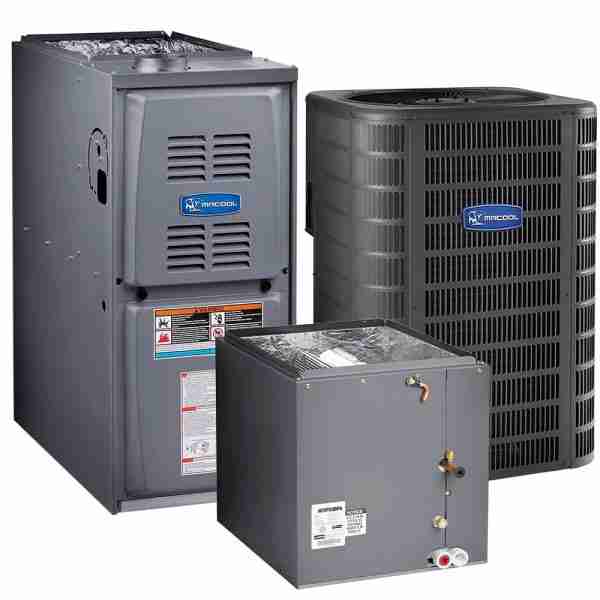 MRCOOL 80% AFUE 5 Ton 135,000 BTU Upflow/Horizontal 5-Speed Gas Furnace at Your Bargain Mart
