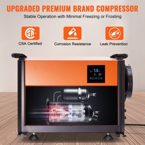 VEVOR 125 Pints Commercial Dehumidifier - Image 3