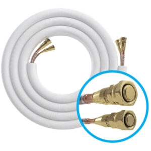 15′ R-454B No-Vac Lineset Central Air Conditioning and Heating Accessories