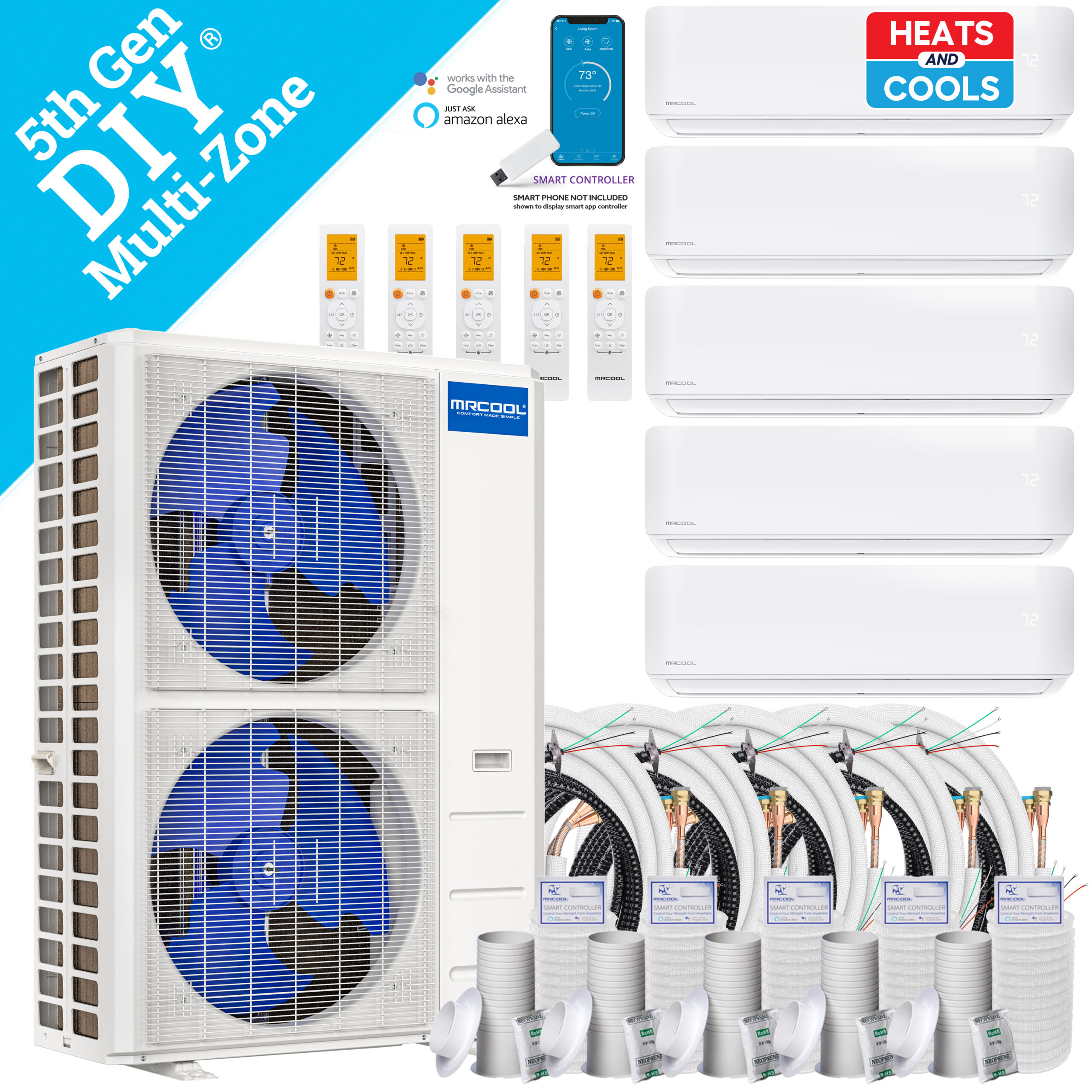 MRCOOL 36k DIY 5th Generation 5 Zone Multi-Zone Mini-Split Condenser 230v yourbargainmart.online Authorized MRCOOL Dealer | Corpus Christi TX | Your Bargain Mart 6 MRCOOL 36k DIY 5th Generation 5 Zone Multi-Zone Mini-Split Condenser 230v Out Door Units Authorized MRCOOL Dealer | Corpus Christi TX | Your Bargain Mart 6