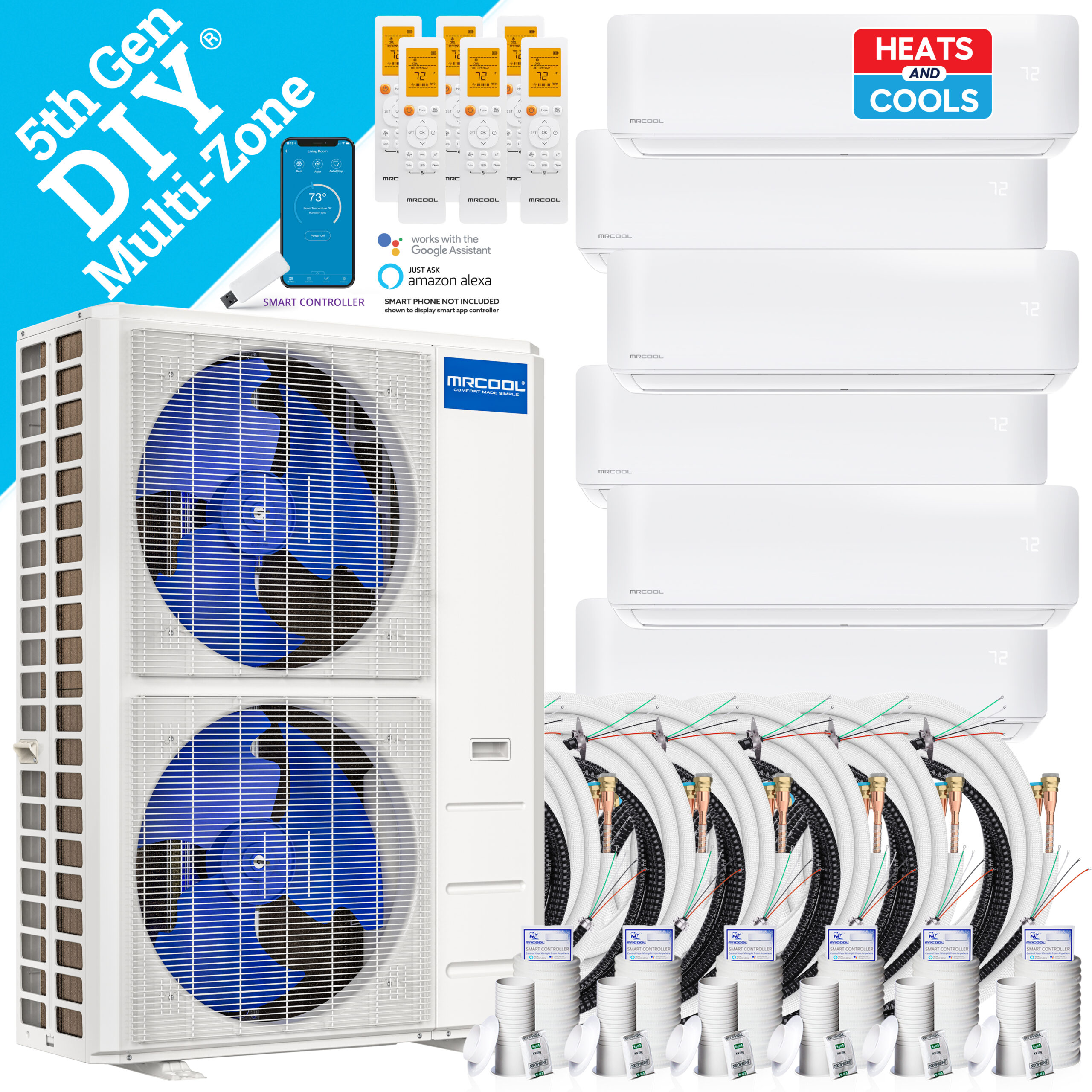 MRCOOL 48k DIY 5th Generation 6 Zone Multi-Zone Mini-Split Condenser 230v yourbargainmart.online Authorized MRCOOL Dealer | Corpus Christi TX | Your Bargain Mart 6 MRCOOL 48k DIY 5th Generation 6 Zone Multi-Zone Mini-Split Condenser 230v Out Door Units Authorized MRCOOL Dealer | Corpus Christi TX | Your Bargain Mart 6