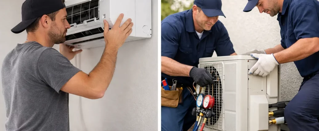 DIY Mini Split vs Professional Installation