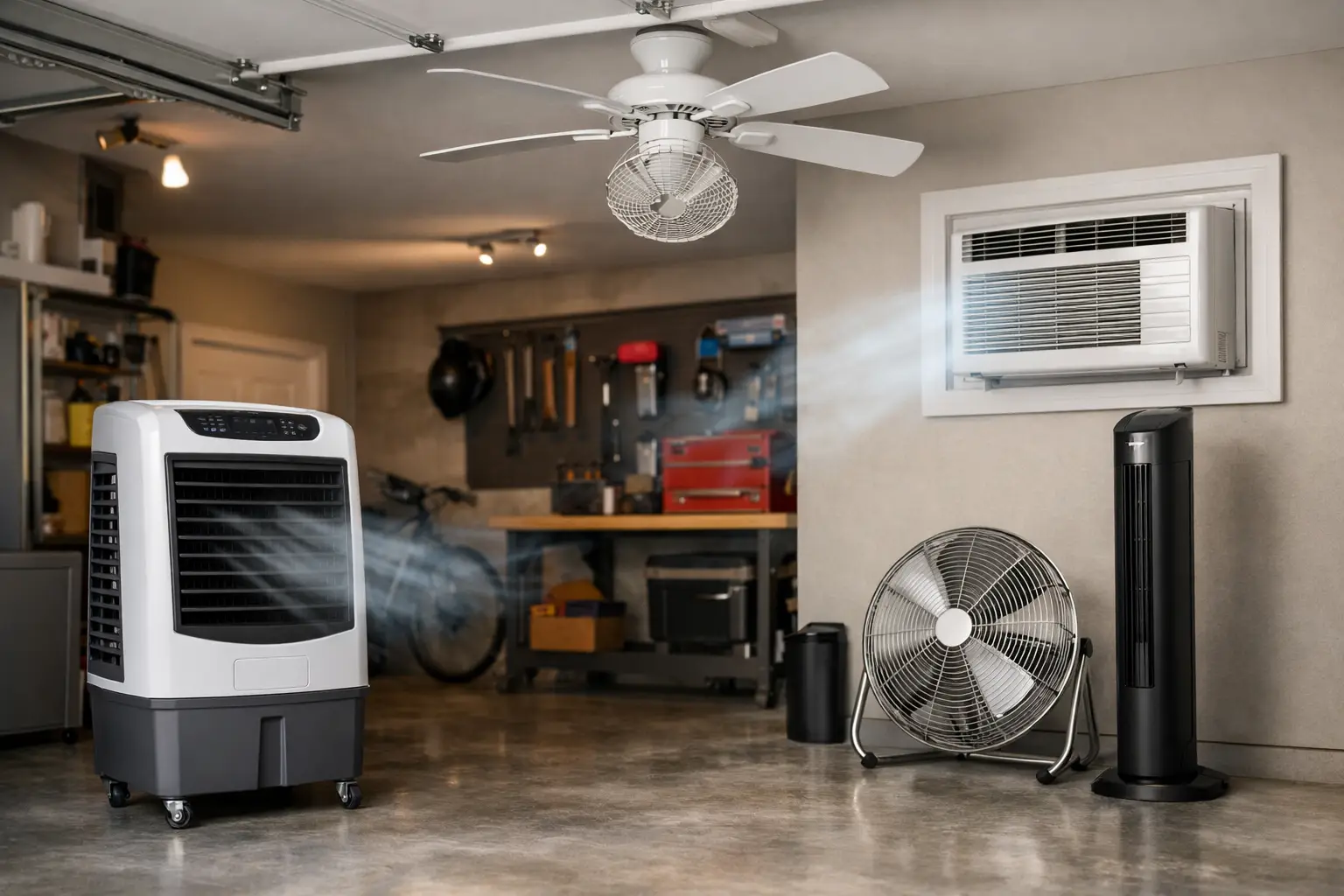 Best Cooling Options for Garages